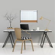 Magnetic Combination Calendar Board by Quartet – True, Plastic, White/Brown, Model BD-ARC-79372