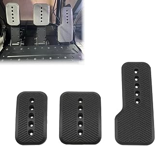Racing Pedal Cleats for Moza SRP/Lite & for Fanatec CSL Pedals - Enhanced Grip Performance Replacement Treadles for Simulator Pedal Accessories