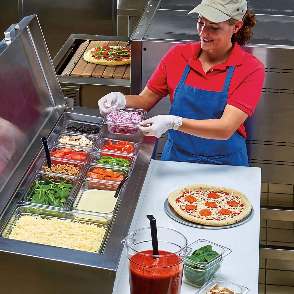 22CW 4.1 qt Capacity by Cambro – Half Size, 2.5 inches, Polycarbonate, Clear, Model 22CW135