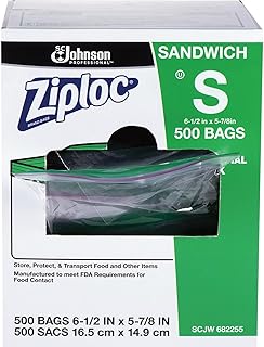 Ziploc SJN682255 - Resealable Sandwich Bags