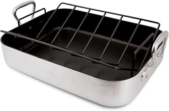 World Cuisine Non-Stick Roasting Pan with Non-Stick Rack