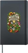 Master Gardner Vegetable Garden Gardener Green Thumb Shirt Hardcover Journal, Black