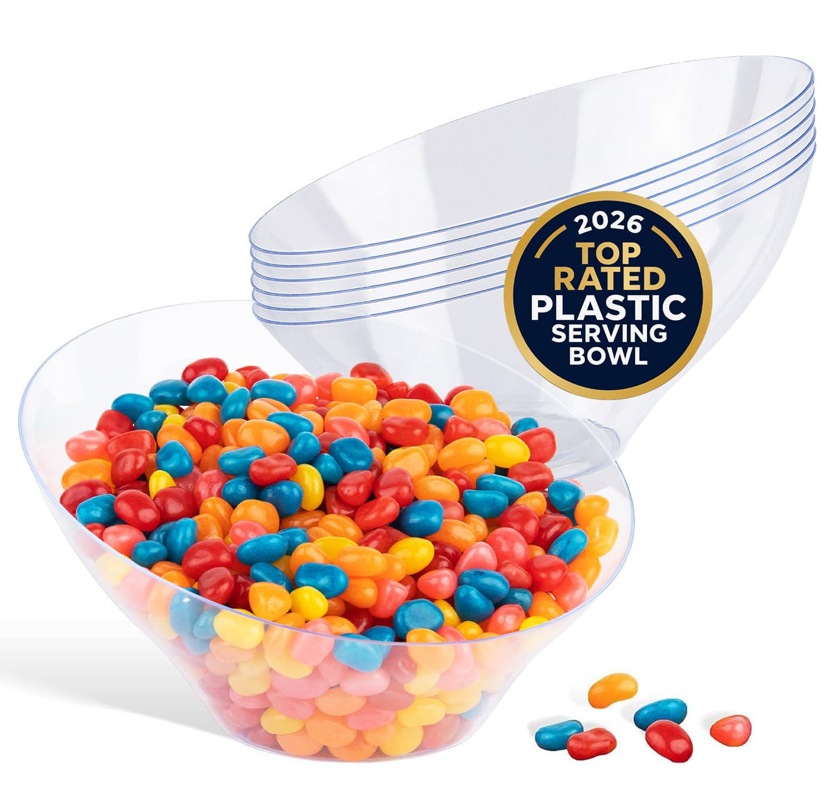 Stock Your Home 6 / Medium / Clear Bowls