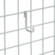 Single Hook (Package of 6) by Nexel – 7"L x 5"W x 3.25"H, Steel, Chrome, Model AWSH