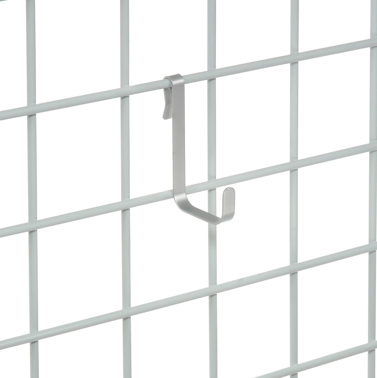 Single Hook (Package of 6) by Nexel – 7"L x 5"W x 3.25"H, Steel, Chrome, Model AWSH