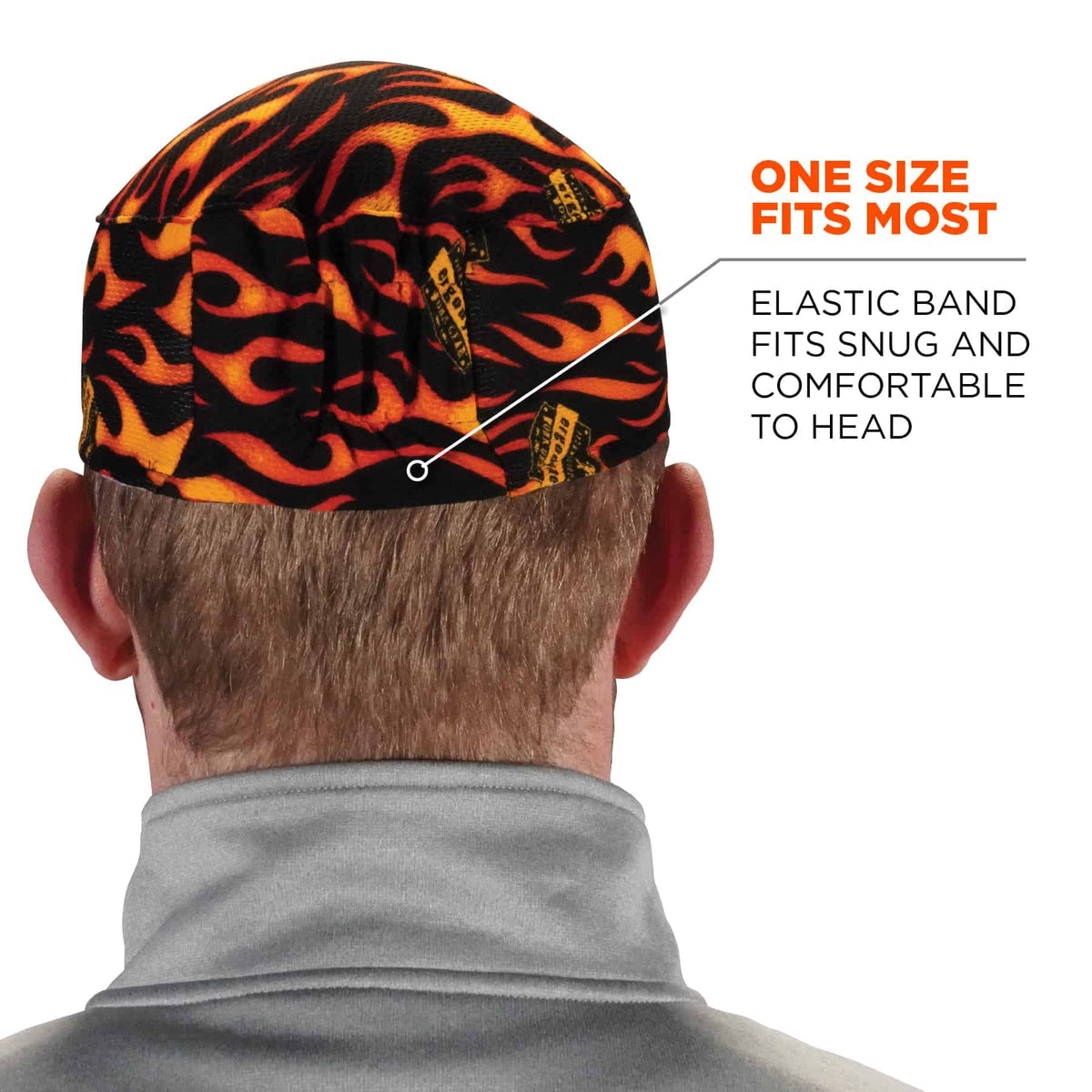 Ergodyne Yellow, Orange , Black / Each / 1 Skullies & Beanies