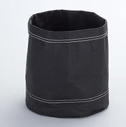American Metalcraft KBB9 Kraft Bag, Black, 9" Dia