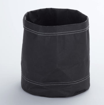 Kraft Bag by American Metalcraft – 9" Dia, Paper, Black, Model KBB9