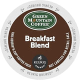 Green Mountain Coffee Roasters Green Mountain Coffee, Breakfast Blend, Single-Serve Keurig K-Cup Pods, Light Roast, 144 Count (6 Boxes of 24 Pods)