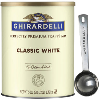Classic White Premium Frappé Mix by Ghirardelli – 49.92 Ounce (Pack of 1)