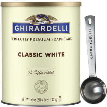 Classic White Premium Frappé Mix by Ghirardelli – 49.92 Ounce (Pack of 1)
