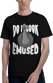 Men's T-Shirt,Emused Emu Animal,Regular Fit Soft Layering Basic Short Sleeve Top