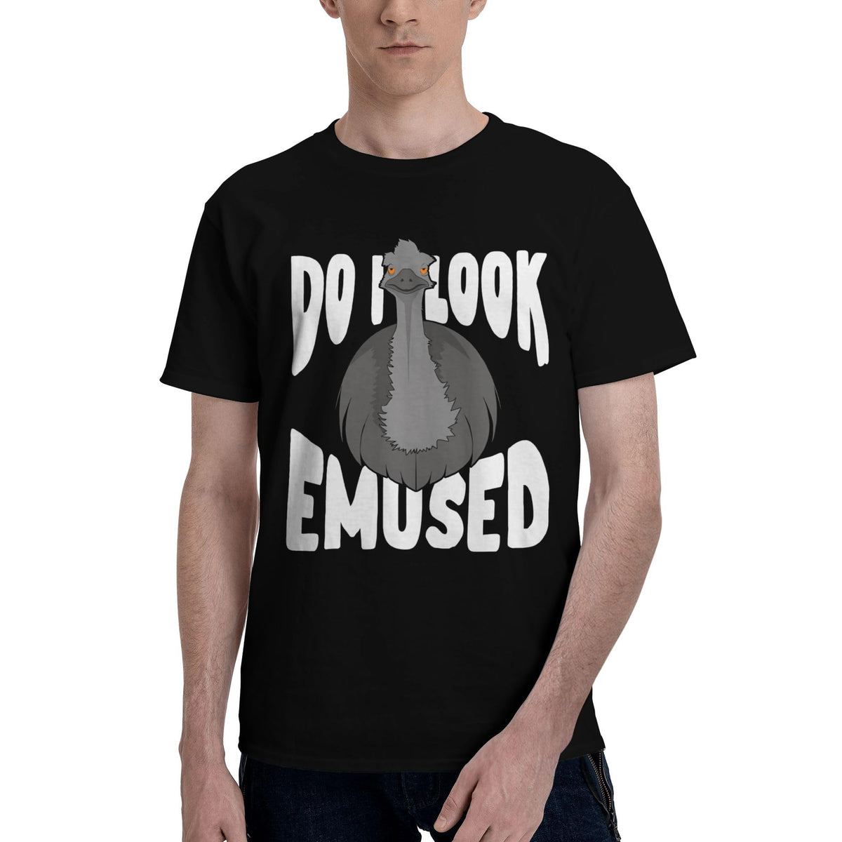 Men's T-Shirt by BWTRLGNC – Medium, Cotton, Black