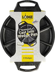 Lodge Pre-Seasoned Cast Iron Wedge Pan, 8 Wells, 11.69 Inches
