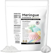 Chefmaster Meringue Powder Deluxe, Professional-Grade Egg White Substitute for Meringue Cookies, Pie Filling, Royal Icing, Non-GMO, Easy-to-Use, Made in USA, 5 lbs
