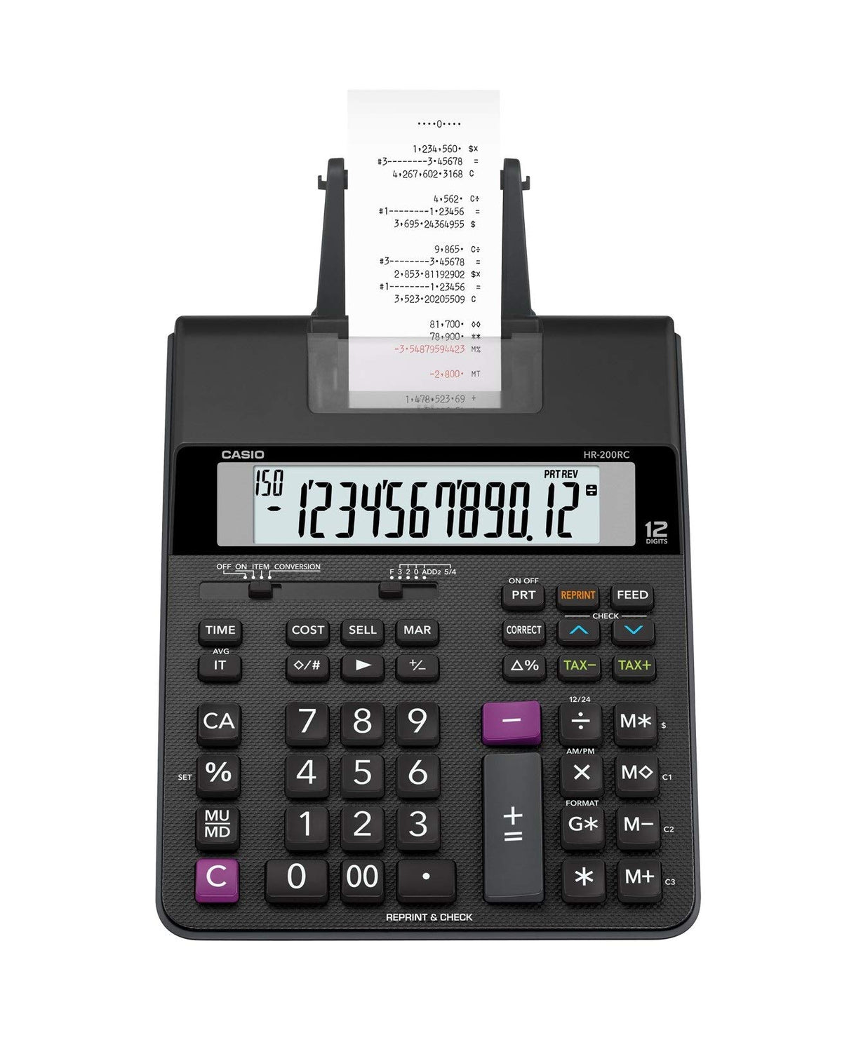 Printing Calculator by Casio – Aa, Model HR-200RC