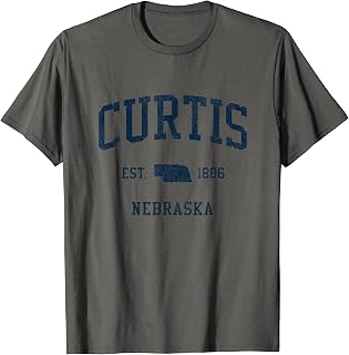 Curtis NE Vintage Athletic Sports JSN1 T-Shirt