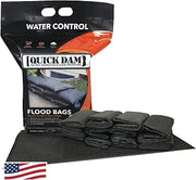 Quick Dam QD1224-10 Flood Bags, 12"x24", Black, 10 Count
