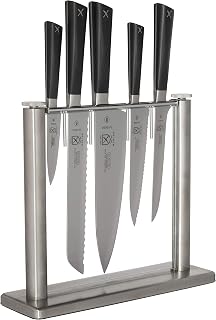 Mercer Culinary Züm 6-Piece Forged Block Set, Stainless Steel/Glass