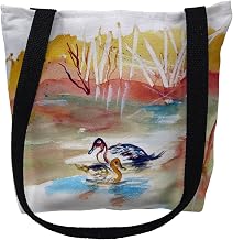 Betsy Drake TY1016S 13 x 13 in. Redhead Pair Small Tote Bag