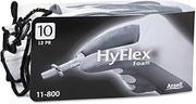 Ansell Size 10 HyFlex Light Weight Foam Nitrile Work Gloves with Gray and White Nylon Liner and Knit Wrist
