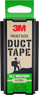 3M Pocket Duct Tape, All Weather, 1.88 in x 4 yd (48 mm x 3.6 m)