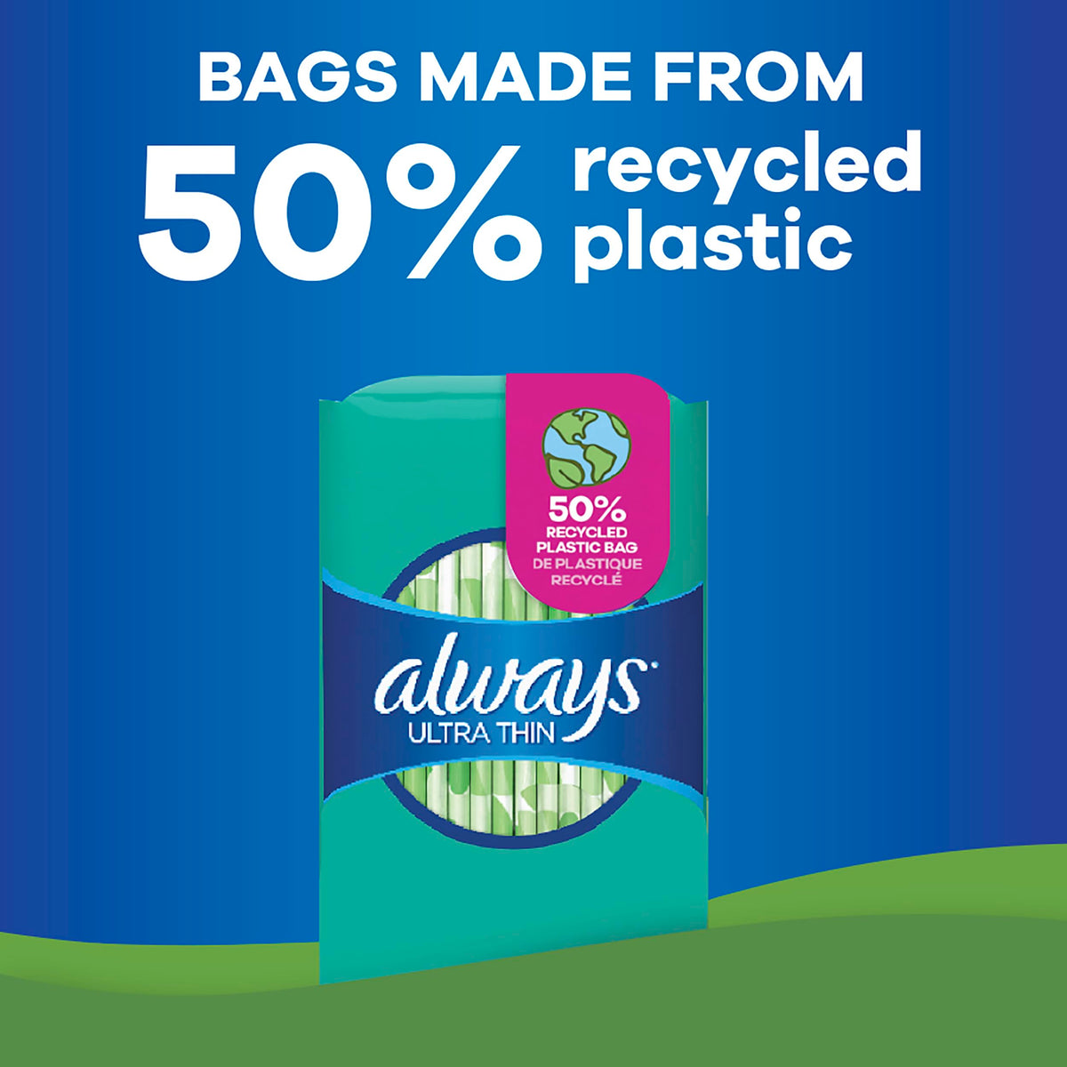 Always Size 2 / 40.0 / White Sanitary Napkins