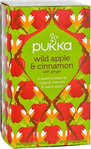 Pukka Wild Apple & Cinnamon with Ginger, 20 Fruit Tea Sachets