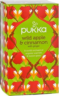 Pukka Wild Apple & Cinnamon with Ginger, 20 Fruit Tea Sachets