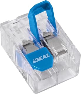 Ideal Industries Ideal Electrical in-Sure Lever Wire Connector,10 AWG, 2-Port(30-16L32), Box of 1000—Compact Releasable Connectors for Solid and Stranded Wires