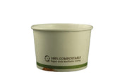 8 Ounce Paper Bowl - 1000 / CS by World Centric – 8.0 ounces, PLA, Pack of 1000, Model BO-PA-8