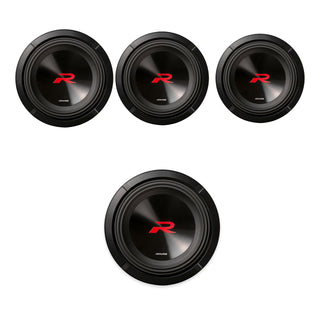 R2-W10D2 R-Series 10in Dual 2 Ohm Subwoofers 4 Pack by Alpine – Model alpinebdl260707-01