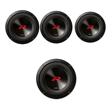 R2-W10D2 R-Series 10in Dual 2 Ohm Subwoofers 4 Pack by Alpine – Model alpinebdl260707-01