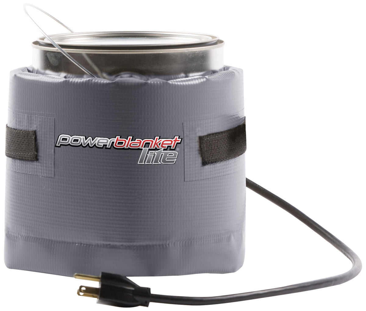 1 Gallon / 4 Liter Pail Heating Blanket by Powerblanket – 26"L x 6"W x 6"H, Charcoal Gray, Model PBL1G