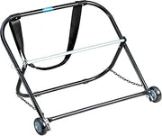 Jonard Tools CC-2726WS 26" Wide Steel Cable Caddy with Wheels and Pull Strap for Large Cable Spools 22” x 20”, 100 Lb. Capacity