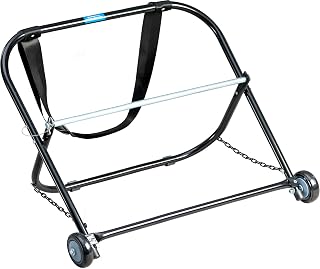 Jonard Tools CC-2726WS 26" Wide Steel Cable Caddy with Wheels and Pull Strap for Large Cable Spools 22” x 20”, 100 Lb. Capacity