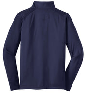 Unisex Tall Sport-Wick Stretch Quarter Zip Pullover True Navy by SPORT-TEK – 4X-Large Tall, Jersey, True Navy, Model 788413