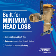 765 Bronze Pressure Vacuum Breaker Backflow Preventer 2" Inlet by Febco – 2 Inch, Bronze, Model T765HBV