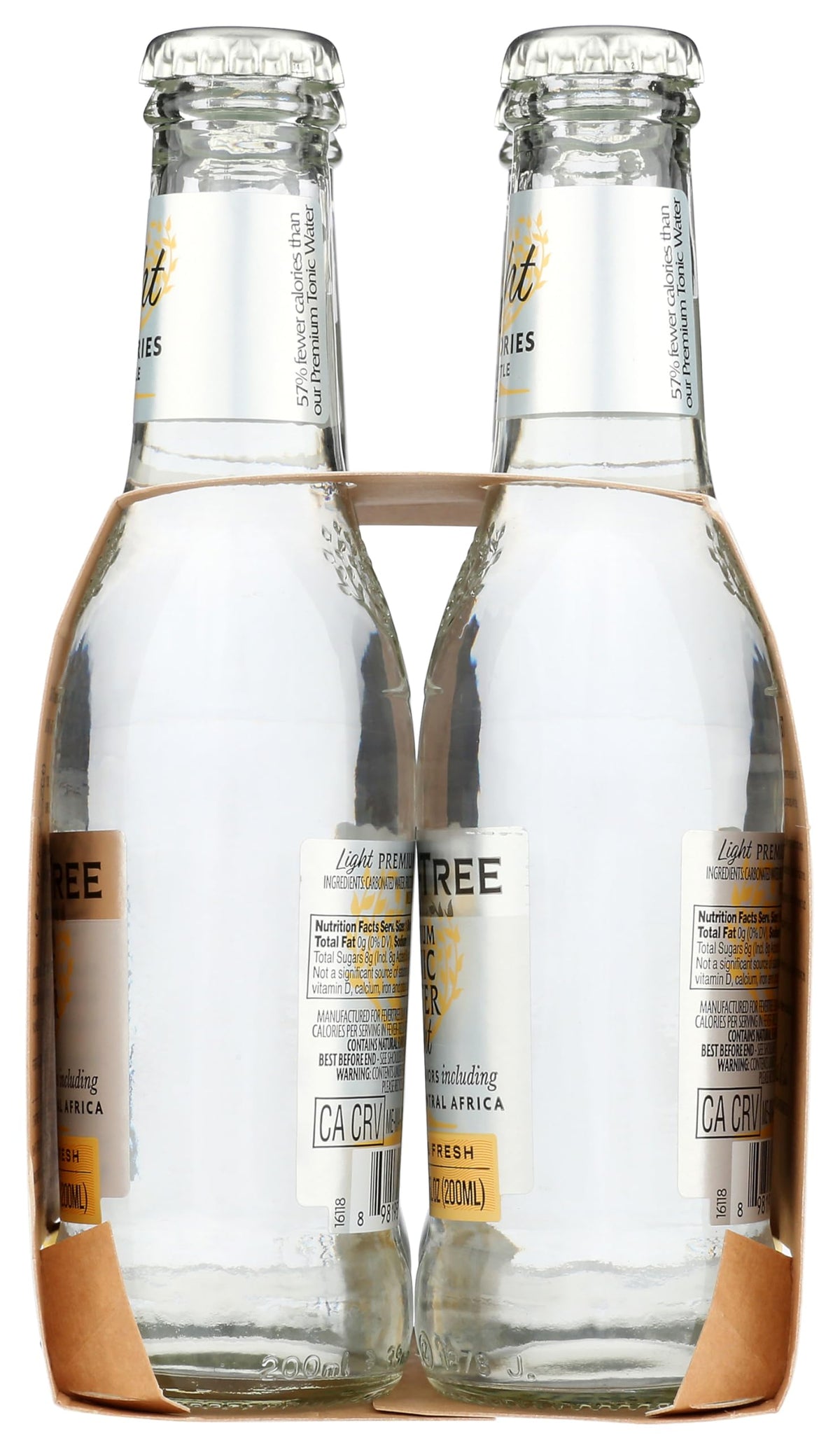 Lite Tonic Water 4 Pack by Fever-Tree – 6.8 Fl Oz (Pack of 4), Pack of 4, Model 898195001175