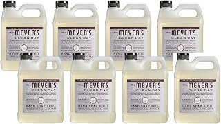 Mrs. MEYER'S CLEAN DAY Liquid Hand Soap Refill Lavender (33 Fl Oz (Pack of 8)