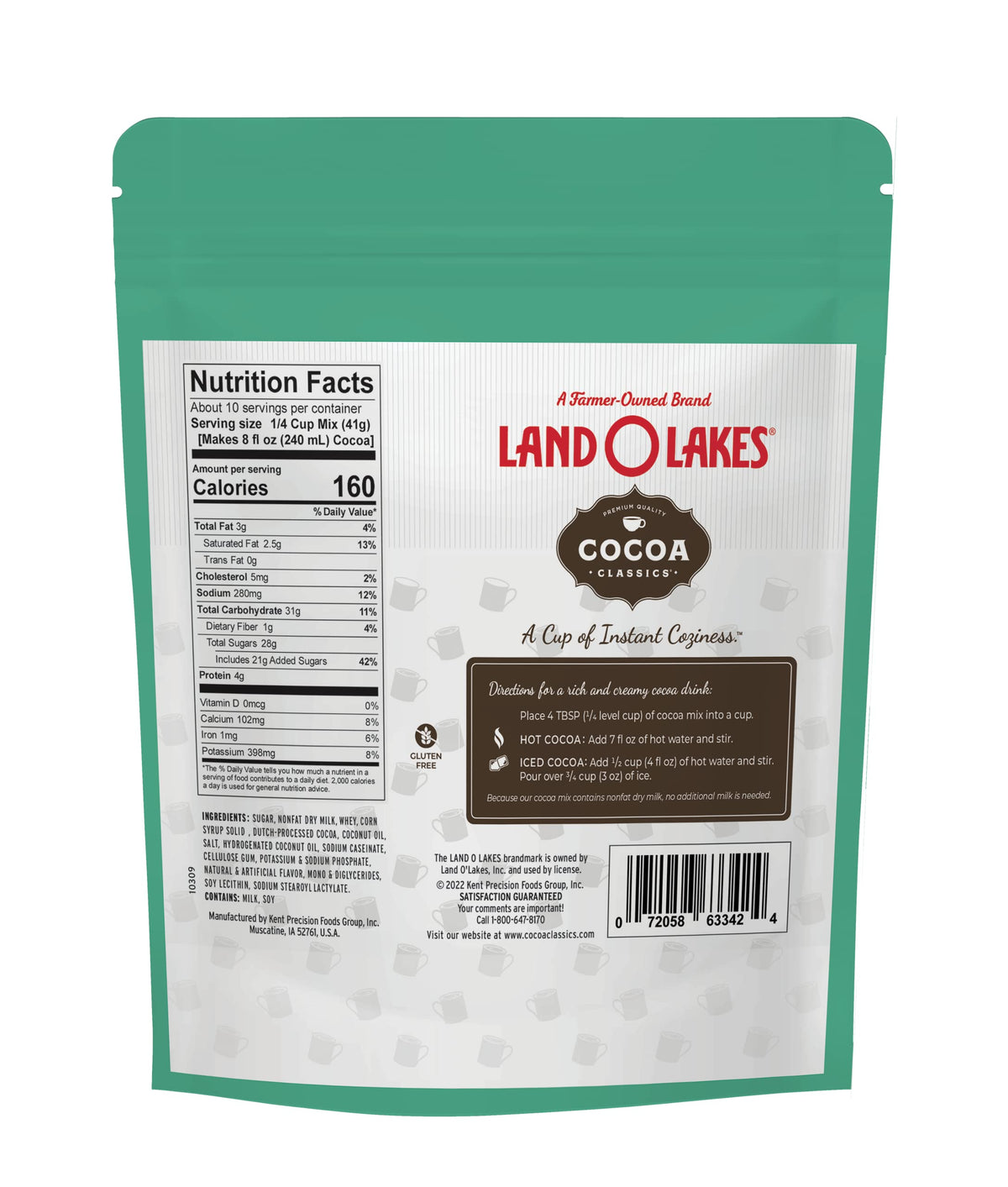 Land O Lakes Mint (New) / 14.8 Ounce (Pack of 1) / Brown Cocoa