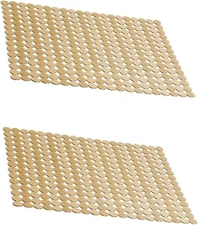 5mm PVC Sink Pad with Easy, Through bronze | Protects Dishes From Sliding and Reduces Splashes While Washing with Heavy Duty PVC Sink Liners for Long Use