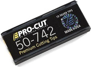 PRO-CUT 50-742 Premium Carbide Cutting Tips – Precision Brake Lathe Bits for Rotor Matching Systems | Made in USA – 10 Pack