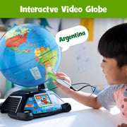 Magic Adventures Globe (Frustration Free Packaging) by LeapFrog – 11" x 10" x 14", Plastic, Blue, Model 80-605401