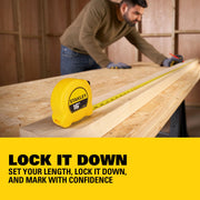 STANLEY 4.9 m / Black, Yellow / Industrial Tape Measures