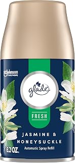 Glade Automatic Spray Refill, Jasmine & Honeysuckle, Scented Air Freshener for Home and Bathroom, 6.2 Oz