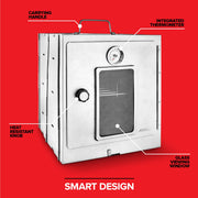 Portable Camping Oven by Modern Innovations – 10.25 x 10.25 x 10.75 inches, 16900.0 cubic_centimeters, Stainless Steel