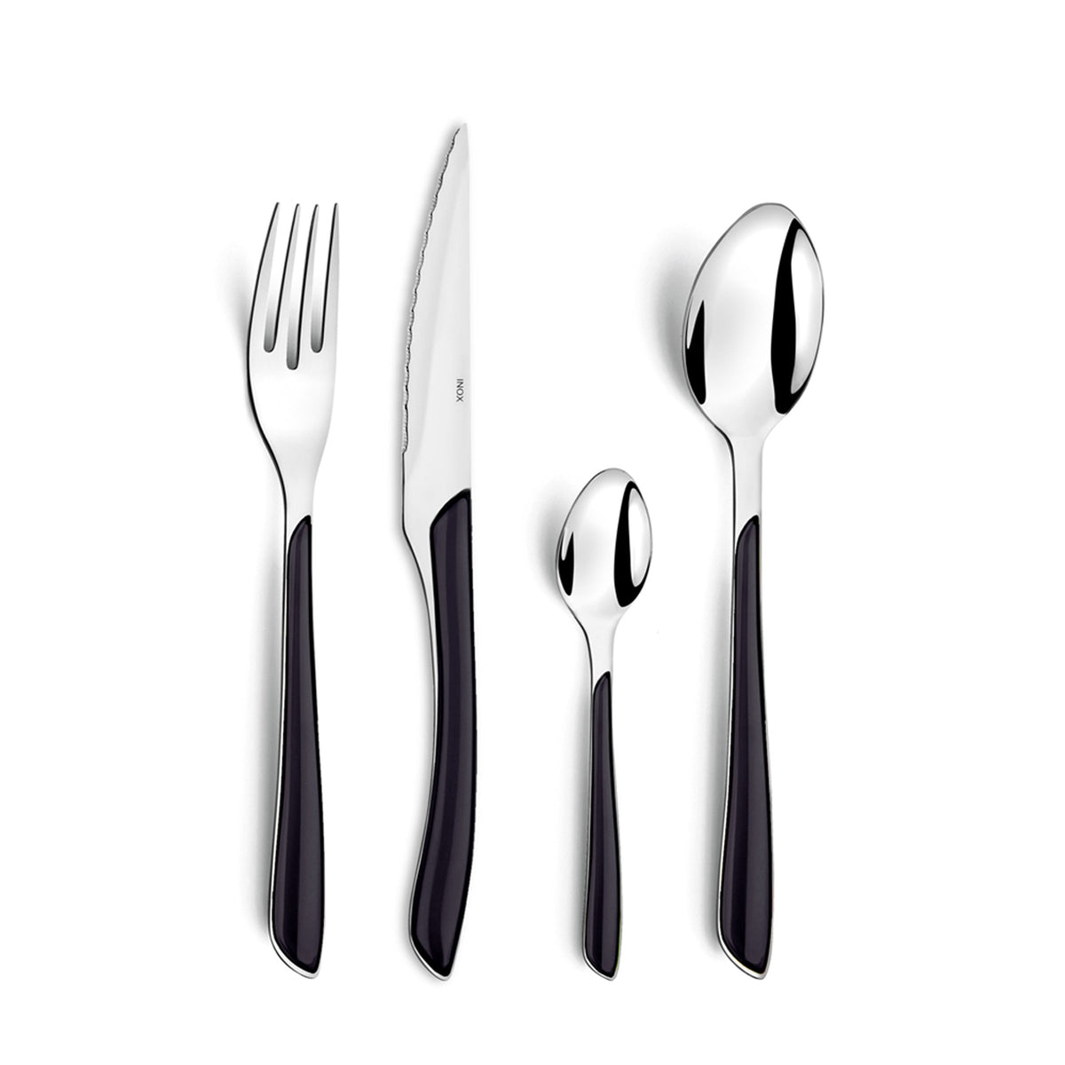Amefa 32 Piece Cutlery Set for 8 People / Yellow / 1 Flatware Sets