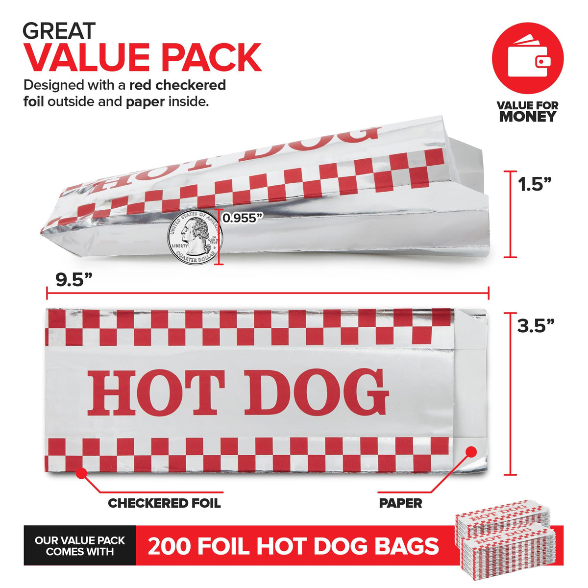 Stock Your Home 200 Pack / Silver / 1 Serving Trays