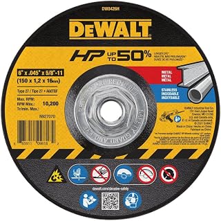 DEWALT DW8426H 6" x .045" x 5/8"-11 Metal Cutting Wheel